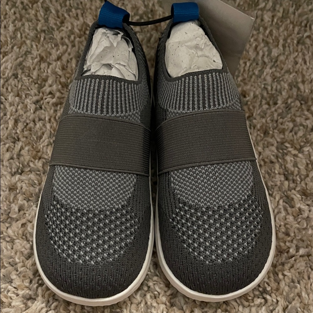 Gray Slip-On Kids Shoes